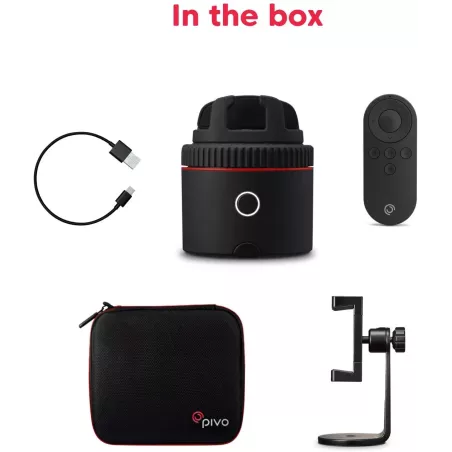 Pivo Lite : Créez des vidéos captivantes pour les réseaux sociaux avec suivi IA et étui de voyage !
